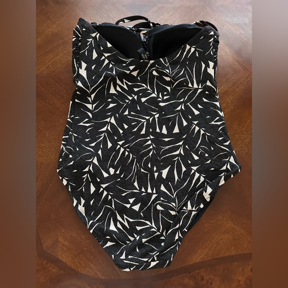 Niptuck black shimmer one piece swimsuit